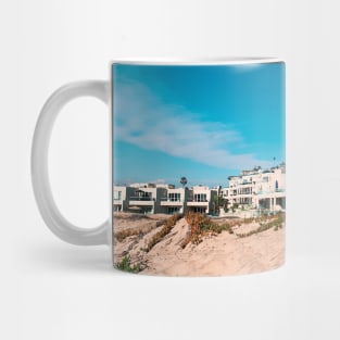 Modernist Apartments Overlooking Sand Dunes Mug